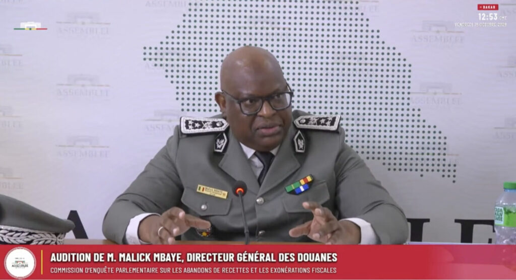 Commission d’Enquête parlementaire: Les temps forts de l’audition du Directeur général des Douanes, Malick MBAYE